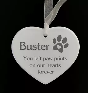 Regalo de pérdida de mascotas, chuchería conmemorativa de pérdida de perro, dejaste huellas de patas en nuestros corazones - Imagen 1 de 1