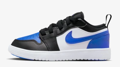 Jordan 1 Low ALT (PS) 'Alternate Royal Toe' Blanco Negro Azul Gancho y Lazo 1Y-3Y Foto 1 de 4