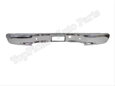 For 1999-2007 Silverado Sierra Fleetside Rear Step Bumper Chrome Face Bar - Image 1 of 3