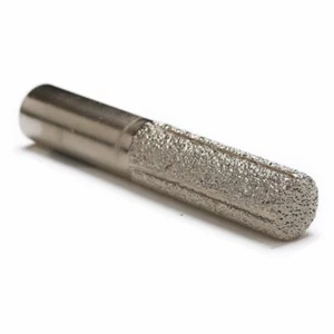 13,3 mm cylindre brasé diamant routeur longueur 75 mm 3 pouces gravure pierre sculptée - Photo 1/6