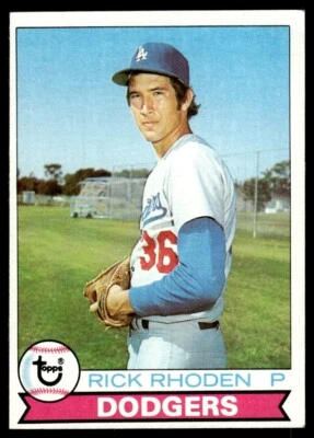 1979 Topps Rick Rhoden Los Angeles Dodgers #145 - Image 1 of 2