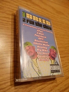MC Breed 2 For The Show Cassette Tape Rap Tested Work Too Short 2 pac 8 ball mjg - Picture 1 of 5