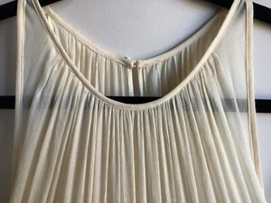 NWT J. Crew Champagne Clara Dress Silk Chiffon Homecoming Bridesmaid Wedding 10P - Picture 1 of 12