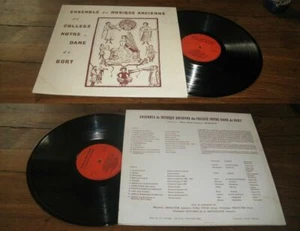 Ensemble de musique ancienne du collège Notre-Dame Bury LP French Private classi - Imagen 1 de 1