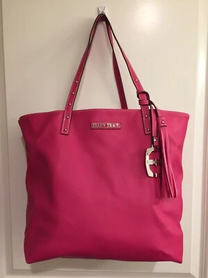 Bolsa de couro sintético rosa ELLEN TRACY - Imagem 1 de 4