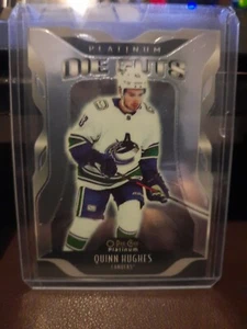 2021-22 O-Pee-Chee OPC Platinum Platinum Die Cuts #DC-10 Quinn Hughes - Picture 1 of 2
