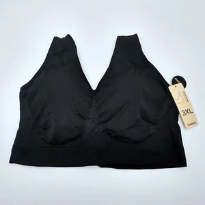 Bralette inalámbrico Truekind Everyday Throw-on 3XL negro - Imagen 1 de 10