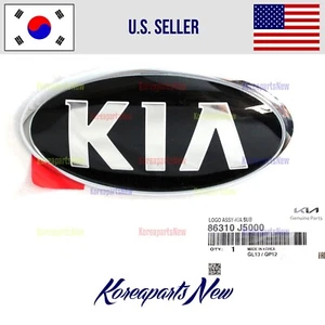 FRONT Bumper Emblem Kia Logo Mark 86310J5000 ⭐GENUINE⭐ Kia Stinger 2018-2021 - Picture 1 of 2