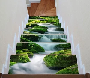 3D Stream I085 Stair Risers Decoration Photo Mural Vinyl Decal Wallpaper Erin - Picture 1 of 6