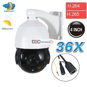 Mini 4inch 2MP IP PTZ Speed Dome 1080P 4.6~165.6mm Long Range CCTV Camera IP66 - Picture 1 of 9