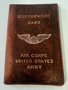 CARTERA IDENTIFICACIÓN PILOTOS CUERPO AÉREO EJÉRCITO CON IDENTIFICACIÓN 1944 - Imagen 1 de 8