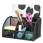 Mesh Desk Organizer Office With 7 Compartments + Drawer/Desk Tidy Candy/Pen H...