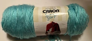 Caron Simply Soft Yarn Robins Egg 6oz Skein #9780 Medium 4 100% Acrylic 315 yds - Picture 1 of 4