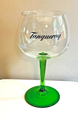Vintage Tanqueray Copa Vaso Verde Vaso Gin Tonic Cóctel Foto 1 de 4
