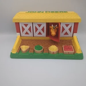 John Deere Pop-up Toy Barn With Four Farm Animals Sounds Battery Powered TESTED - Picture 1 of 8