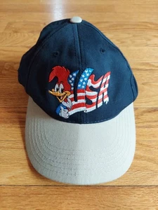 Walter Lantz 1993: sombrero Snapback pájaro carpintero leñoso EE. UU. - ¡Bordado, envío rápido! - Imagen 1 de 6