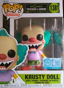 Funko Pop! Fernseher 1381 SIMPSONS Baumhaus des Grauens KRUSTY (DER CLOWN) PUPPE DOLL - Bild 1 von 12