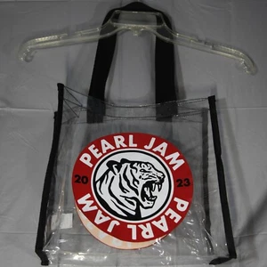 Pearl Jam Clear Tote 2023 Gigaton World Tour Festival Strandtasche Handtasche Neu - Bild 1 von 5