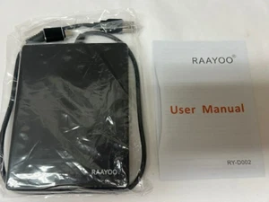 RAYOO Floppy Disk Reader USB External 3.5 NEW - Afbeelding 1 van 4