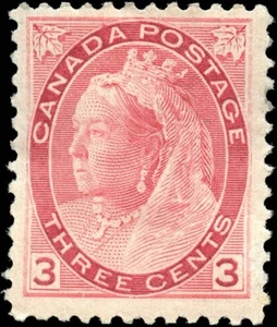 Canada Mint H F+ 3c Scott #78 1898 Queen Victoria Numeral Issue Stamp - Imagen 1 de 2