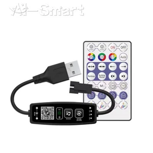 DC5-24V Wireless 28 Keys Bluetooth Music Remote Controller 2811 with USB/DC Port - Picture 1 of 14