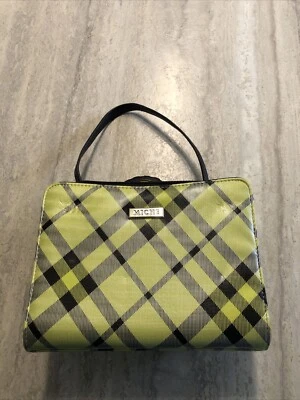 Miche Bag Purse Black W/ Green/BLK Shell Leather Strap 8x6 - Image 1 of 4