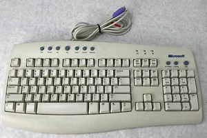 Microsoft X08-01062 RT9443 Vintage Internet PS/2Keyboard - Bild 1 von 11