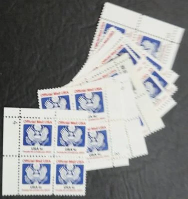 EDW1949SELL : USA 1983-85 Scott #O127 33, 138 P/Bs Cplt. VF, Mint NH. Cat - Image 1 of 3