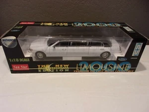 Vtg Sun Star 2000 LIMOUSINE Lincoln 1:18 Scale Diecast The New Millenium Ed NEW - Picture 1 of 4