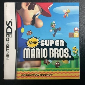 New Super Mario Bros. Nintendo DS Instruction Manual Only - Picture 1 of 2