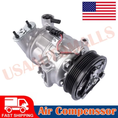A/C COMPRESSOR W/ CLUTCH FOR 2012-2016 CHEVROLET CRUZE 1.4L NEW 39133197 Foto 1 de 4