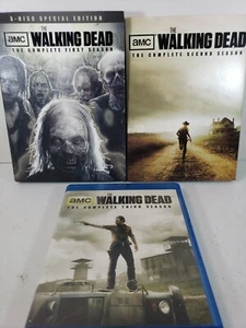 The Walking Dead Seasons 1,2,3 Dvd Sets (Season 3 Is Blu Ray)  - Picture 1 of 4