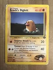 Brock's Diglett 67/132 Common Pokemon Gym Challenge Unlimited WOTC DMG 2000