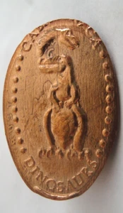 DINOSAURS Cabazon, CA - TRex -- elongated copper penny - Picture 1 of 1