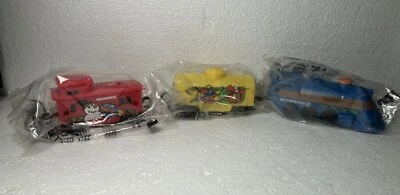 Whataburger Vintage 2002 Holiday Train Engine With Tanker and Caboose New! - Image 1 of 4