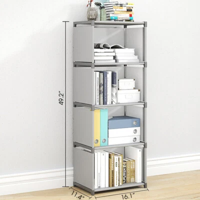 DIY Bookshelf Cube Storage Shelf Rack Organizer Bookcase Livingroom Home Office - Image 1 of 4