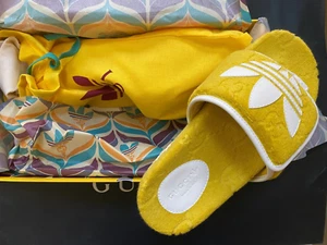 GUCCI x ADIDAS GG Platform Magic Sponge Sandals - YELLOW - Men 10.5US - Picture 1 of 4