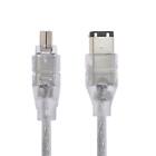 1394 6Pin to Firewire 400 IEEE 1394 4 Pin Male iLink Adapter Cord Cable for C...