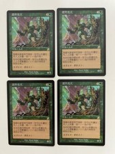 MTG 4X CHINESE SCOURGE FORGOTTEN ANCIENT NM MAGIC THE GATHERING GREEN RARE