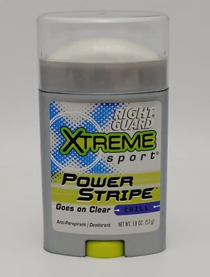 Desodorante Right Guard Xtreme Sport CHILL Power Stripe raro y descontinuado nuevo Foto 1 de 4