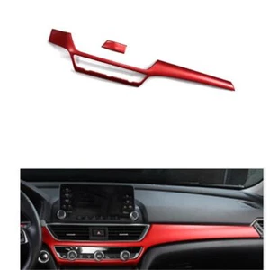 Red ABS Center Console Dash Panel Decor Trim For Honda Accord 10th 2018-2022 - Bild 1 von 7