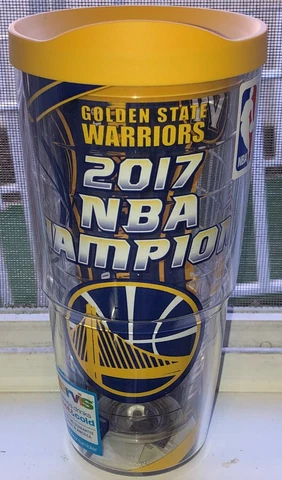 Golden State Warriors 2017 NBA Basketball World Champions TERVIS 24oz TUMBLR NEW Cover