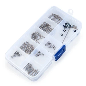 186 pz accessori set dadi a vite inox per auto Axial SCX24 tutti i modelli 1:24 RC - Foto 1 di 7