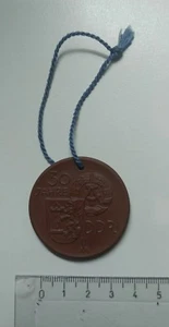Medalla cerámica porcelana Meissen 1979 Alemania - 30 años de RDA - Imagen 1 de 2