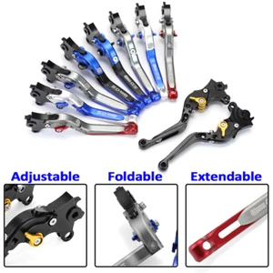 For BMW F650GS F700GS F800GS Adjustable Foldable Extendable Clutch Brake Levers - Picture 1 of 29