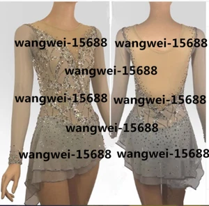 Nuevo vestido de patinaje figura de hielo, vestido de patinaje artístico para competición B2145 - Imagen 1 de 6
