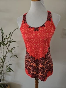 Rebook Multicolored Athletic Top with Built In Bra, M - Picture 1 of 5