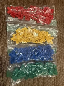209 Piece Genuine LEGO 1x2x2  Blue, Red, Yellow, Green Corner Plate #2420 New - Picture 1 of 5