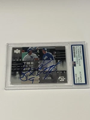 2007 UD Future Stars Two for the Bigs Alex Gordon Billy Butler Dual Auto PSA Foto 1 de 3