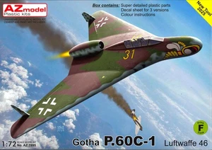AZ Models 1/72 GOTHA P.60C-1 German WWII Jet Fighter Project - Picture 1 of 6